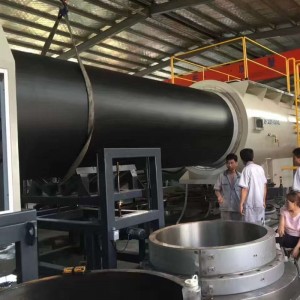 Производственная линия трубы HDPE размера 1400mm большая для водоснабжения